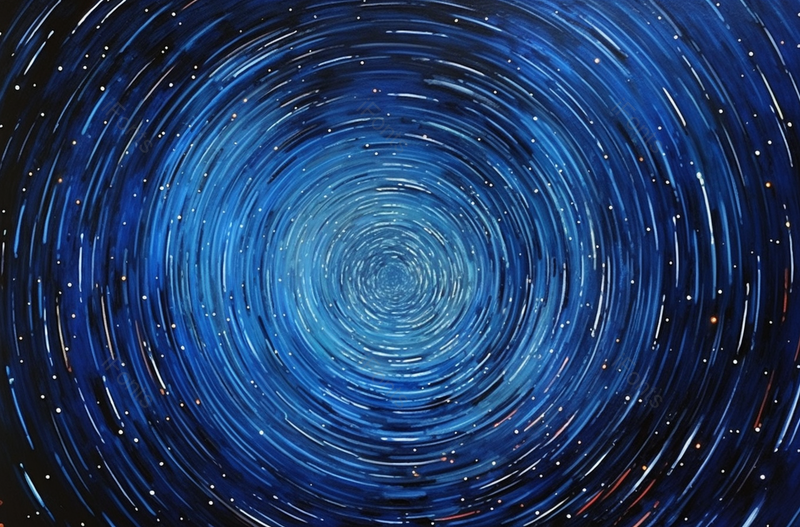 围绕中心旋转的发光粒子浪漫星空,插画/手绘图,插画/手绘图库,插画/手绘图下载,插画/手绘